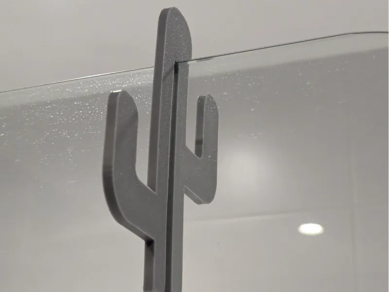 Cactus Towel Holder for 8mm Glass < 40mins