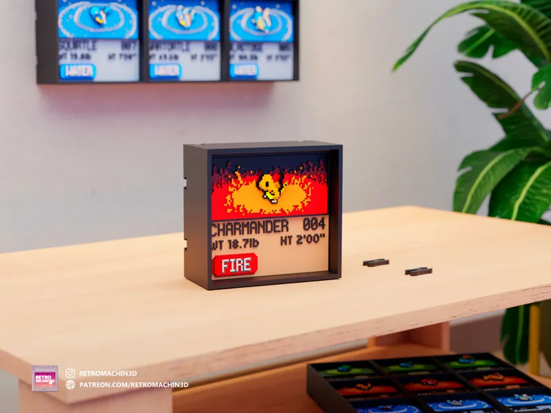 #0004 - Charmander Pokedex Screen