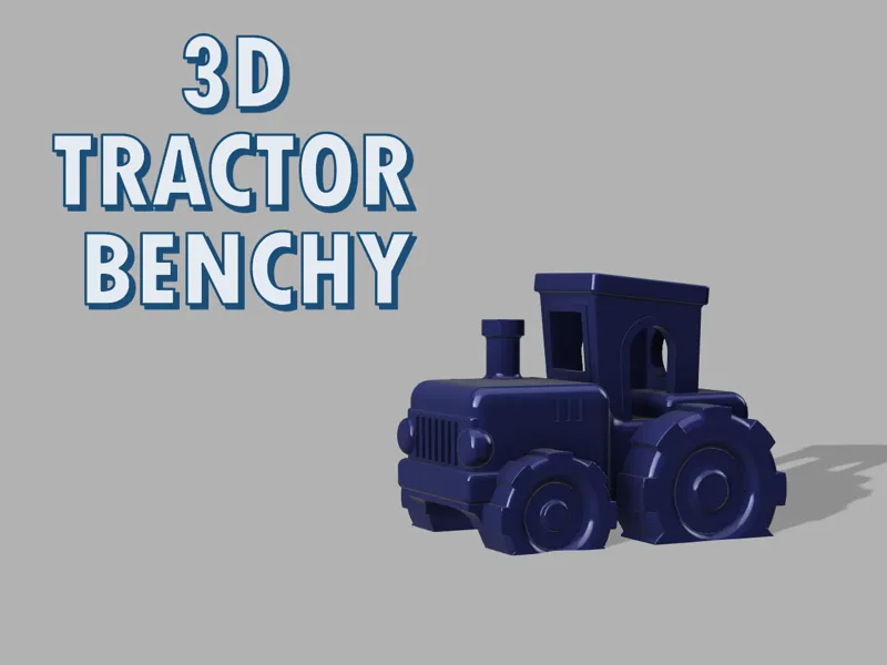 3D Tractor Benchy
