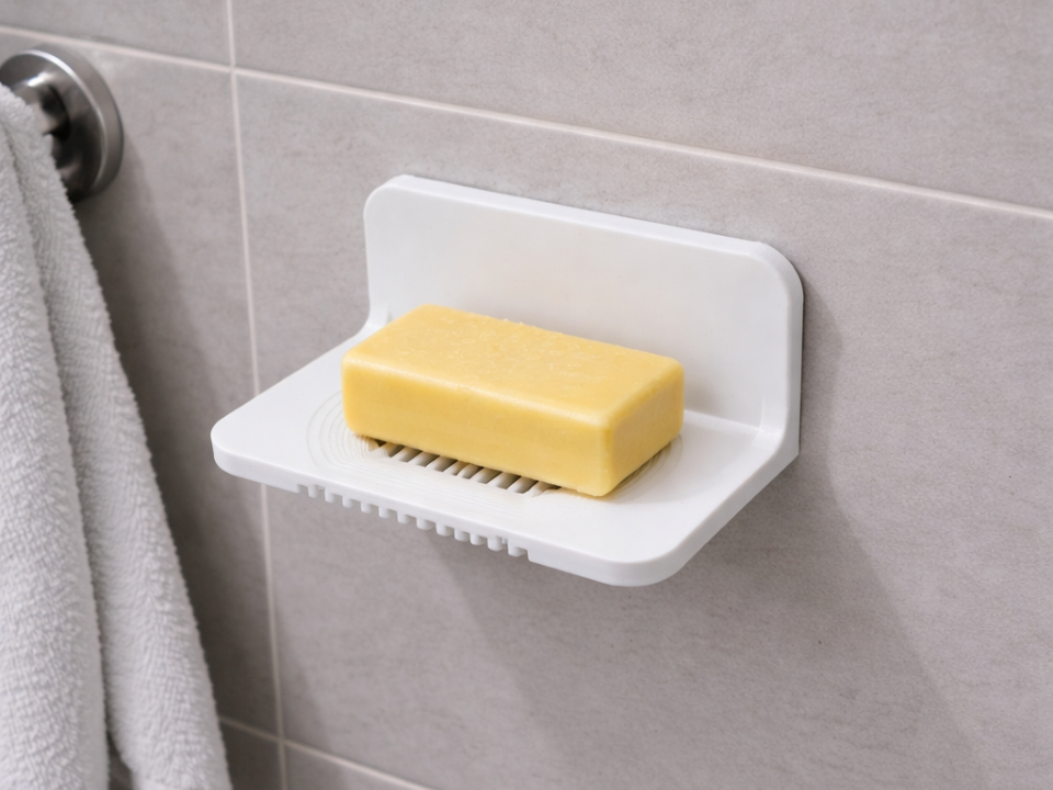 White Soap Bar Holder
