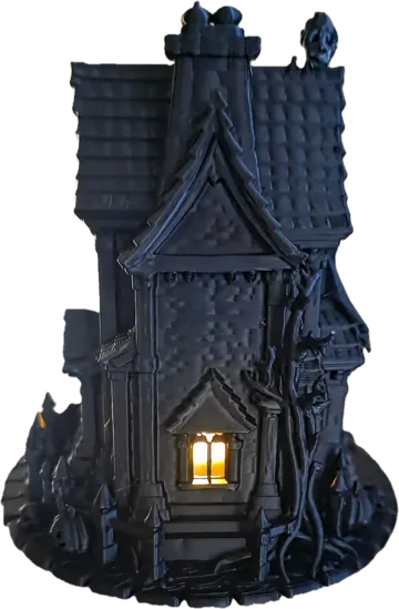 Figura decorativa: Illuminated Haunted House — vista de referencia 4