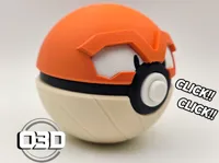 Hisuian Voltorb Pokeball - O3D (AMS)