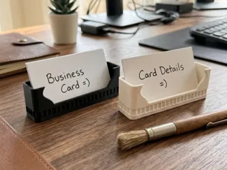 Aura Minimalist Business Card Holder