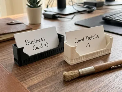 Aura Minimalist Business Card Holder 