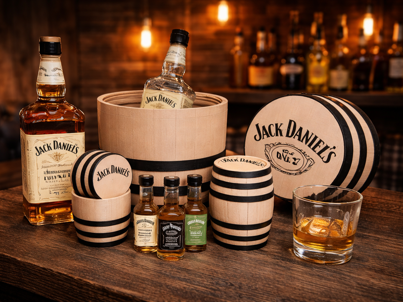 Whiskey Barrel Gift Box