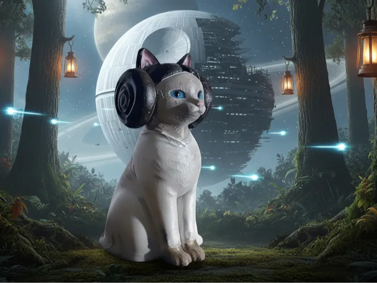 Princess Leia Cat - Her Royal Meowjesty