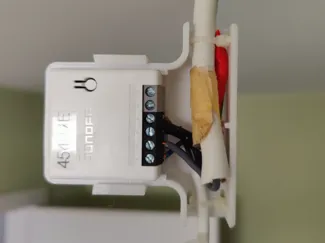 Sonoff Mini on cable