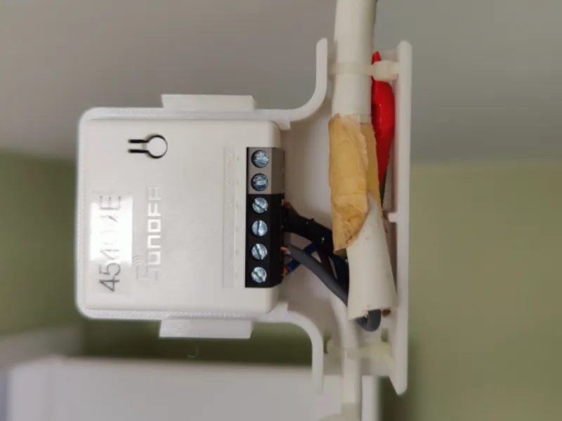 Sonoff Mini on cable