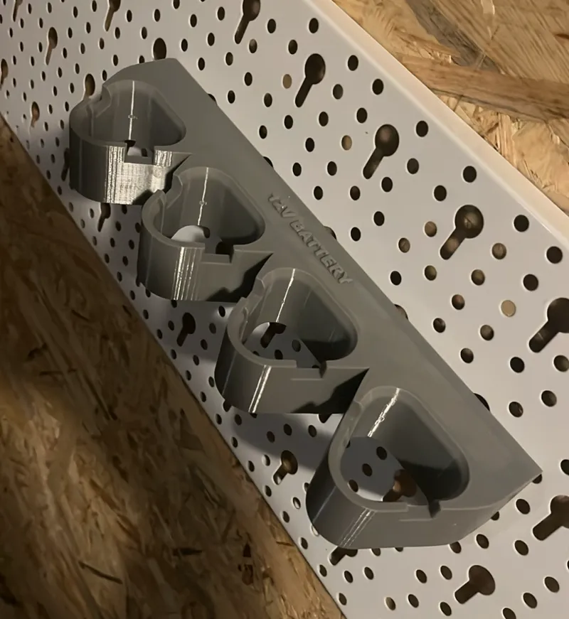 4 or 1 slot Battery wall mount | Parkside