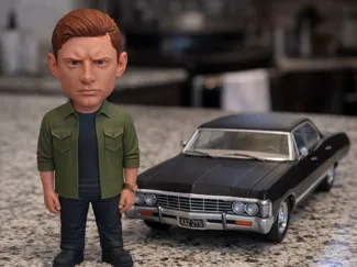 Dean Winchester figurine.