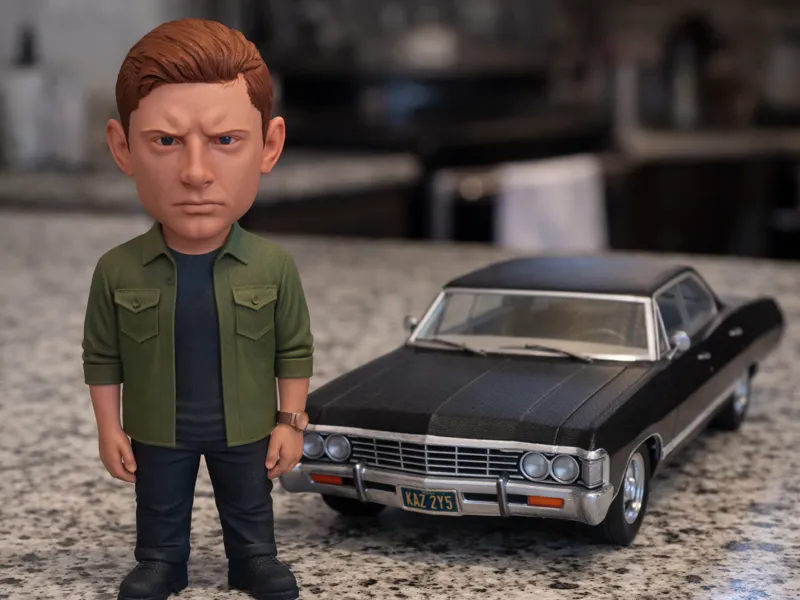 Dean Winchester figurine.