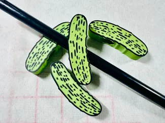 Pickle Straw Topper