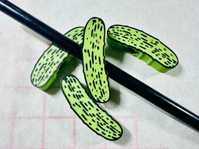 Pickle Straw Topper