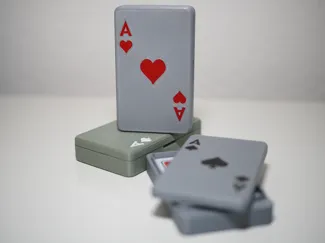 Elegant Skat Card Case with Hidden Magnets