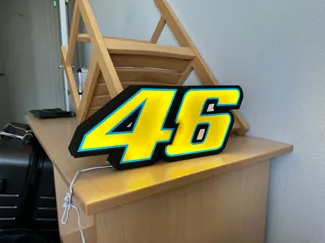 Valentino rossi 46 Lightbox led