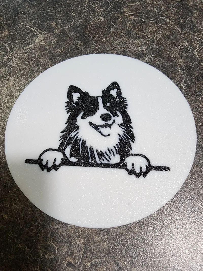Shetland sherpard coaster