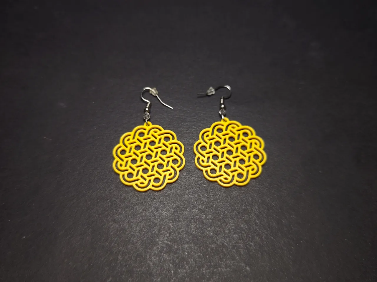 Interwoven Circle Earrings view 2