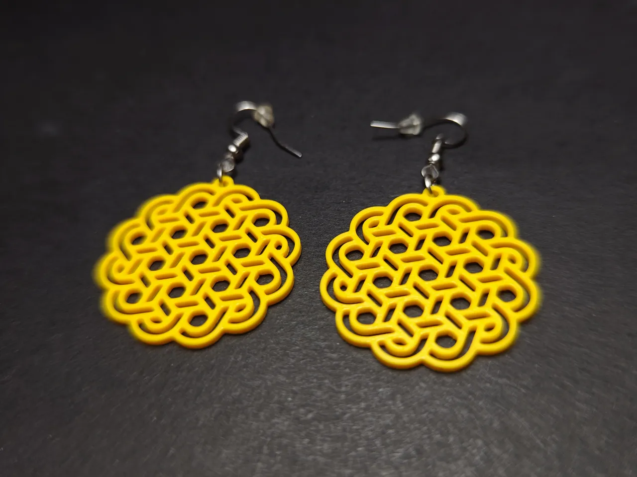 Interwoven Circle Earrings view 3
