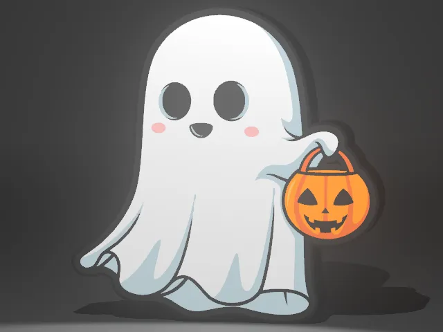 Halloween Ghost Lightbox