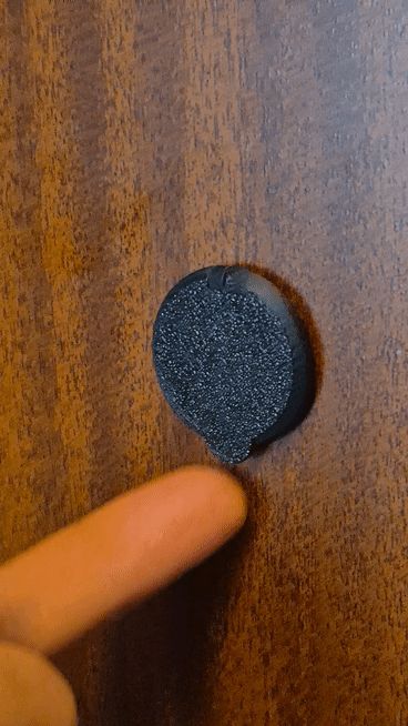 Door peephole cover (print in place)