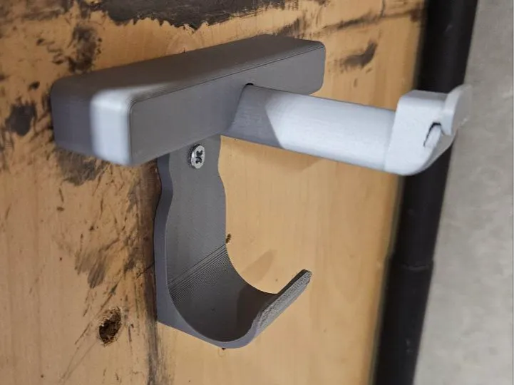 Hook for helmet and glasses improved stability