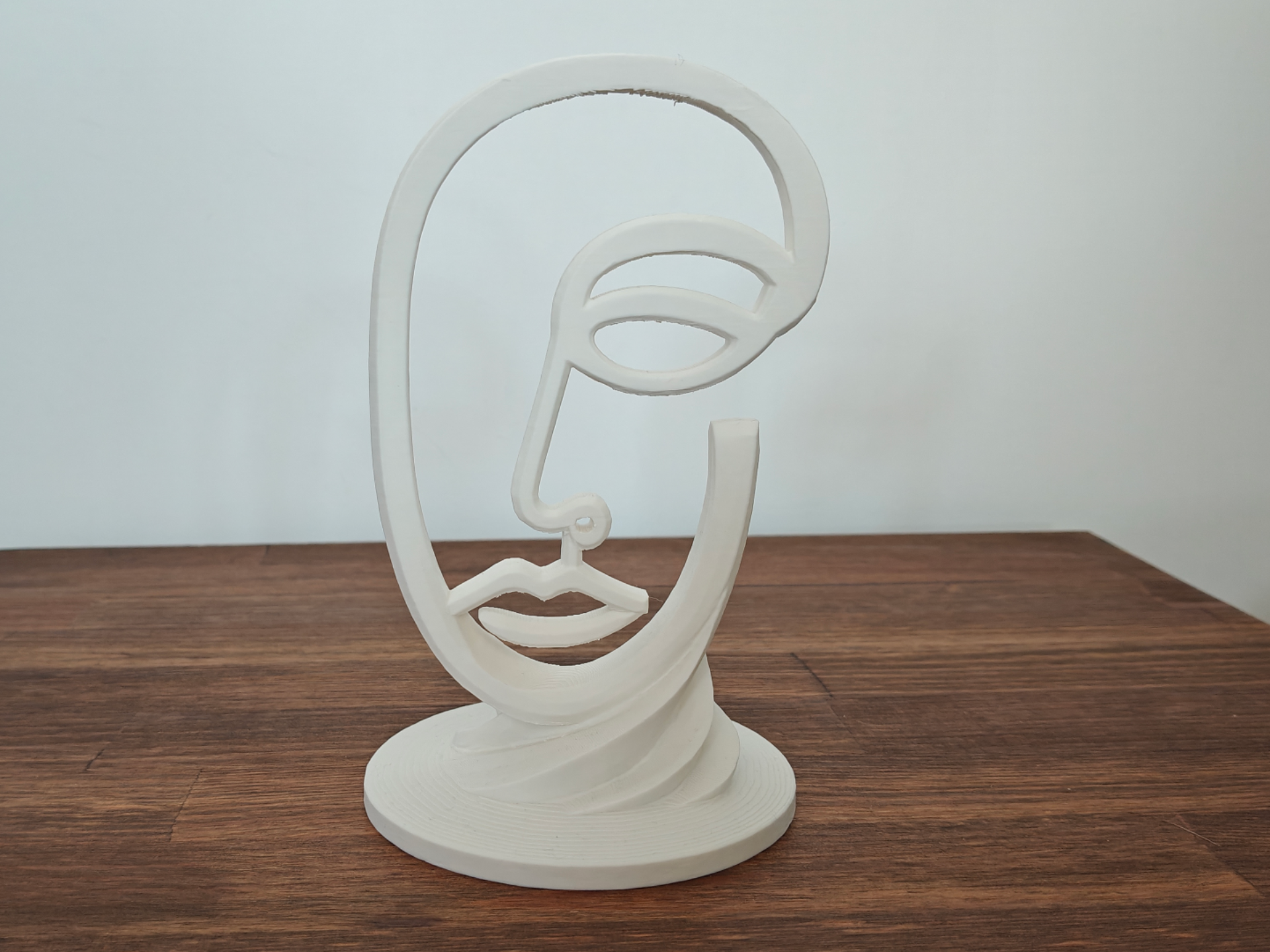 Flow On Mind: The Continuous One-Line Face