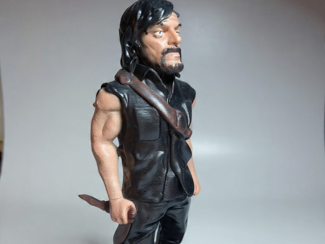Walking Dead Daryl Figure - Detailed 180mm Statue