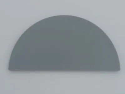 Flat 2D semi circle shape