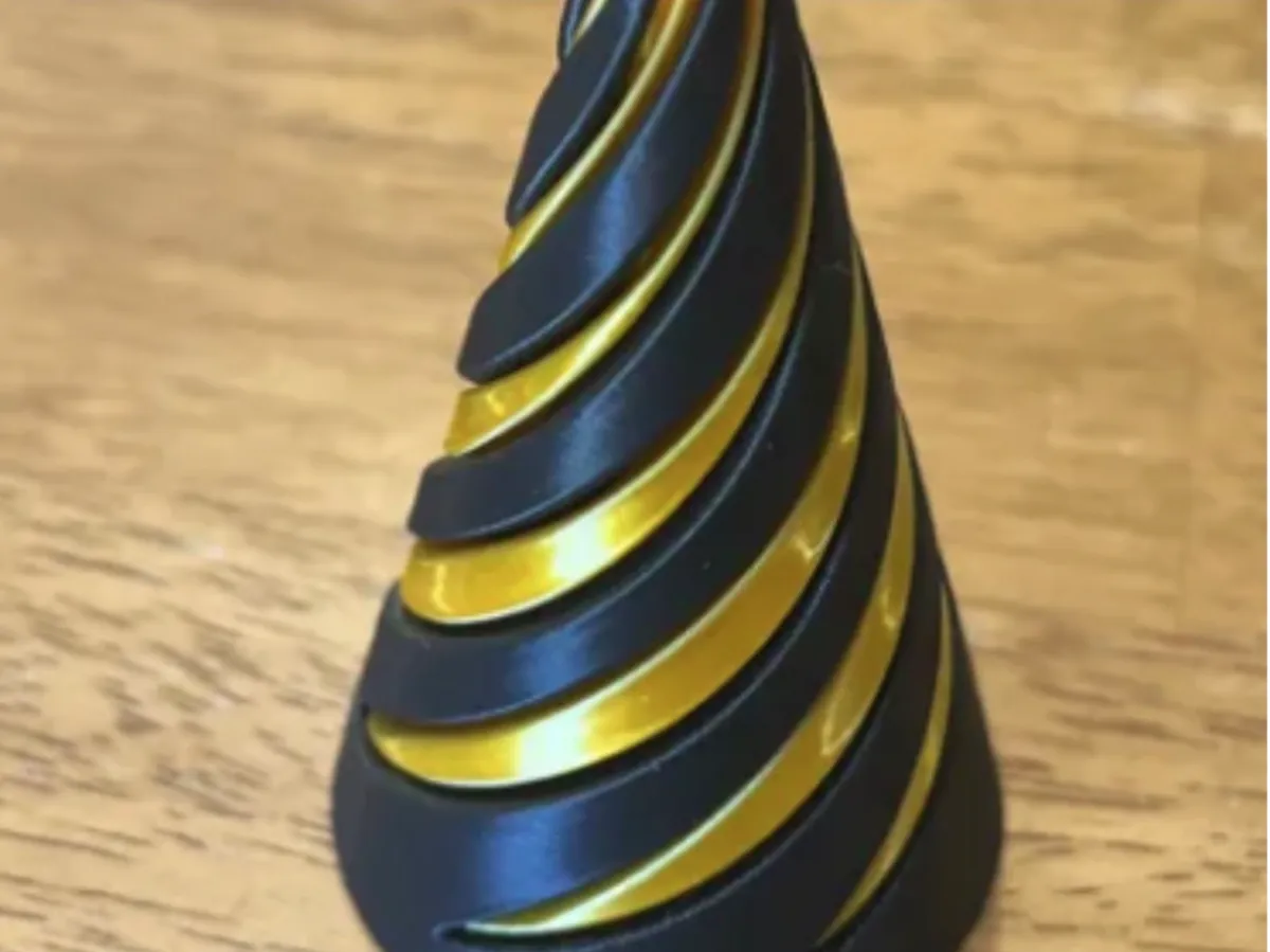 Spiral cone fidget v2 - Free 3D Print Model - MakerWorld