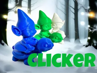 Gnome Boy and turtle clicker toy