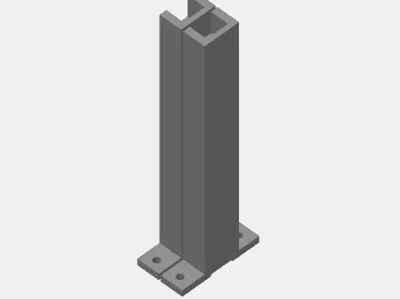 Support pillar for signal bridge 110x16x10mm