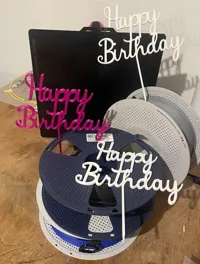 Décoration de gâteau « Happy Birthday » — photo 5
