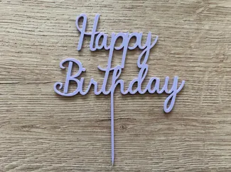 Happy Birthday cake topper