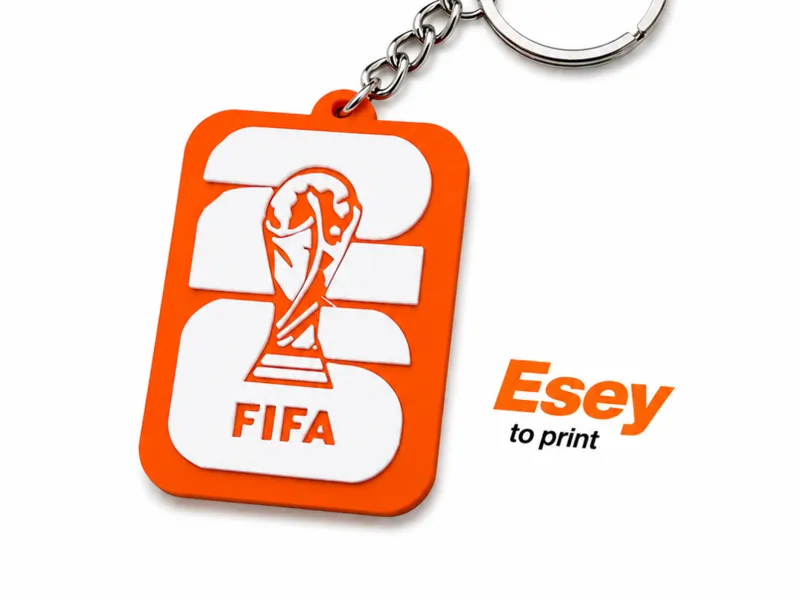 World Cup 2026 Logo Keychain • Easy No-AMS 
