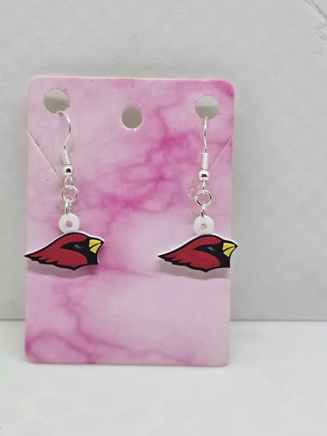 Arizona Cardinal Small Earrings Studs and Hooks view 2