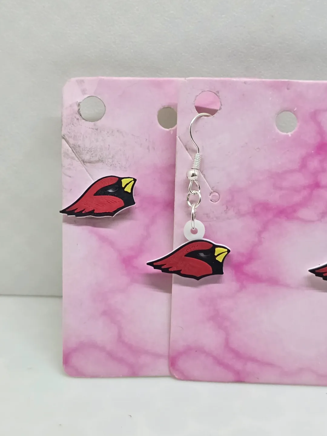 Arizona Cardinal Small Earrings Studs and Hooks view 3