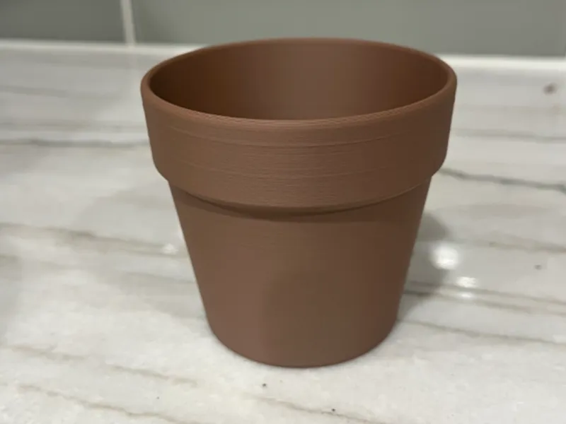 Simple Plant Pot with Drainage Holes