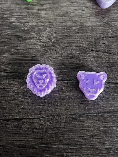 Lion and Lioness Kandi Beads