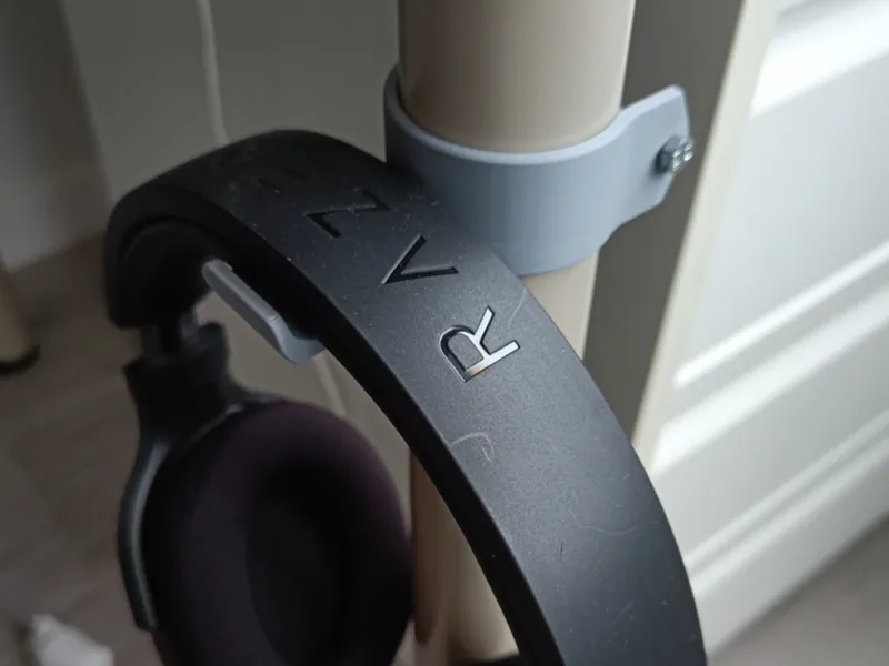 Headphones holder V2 drum rack or Ikea table
