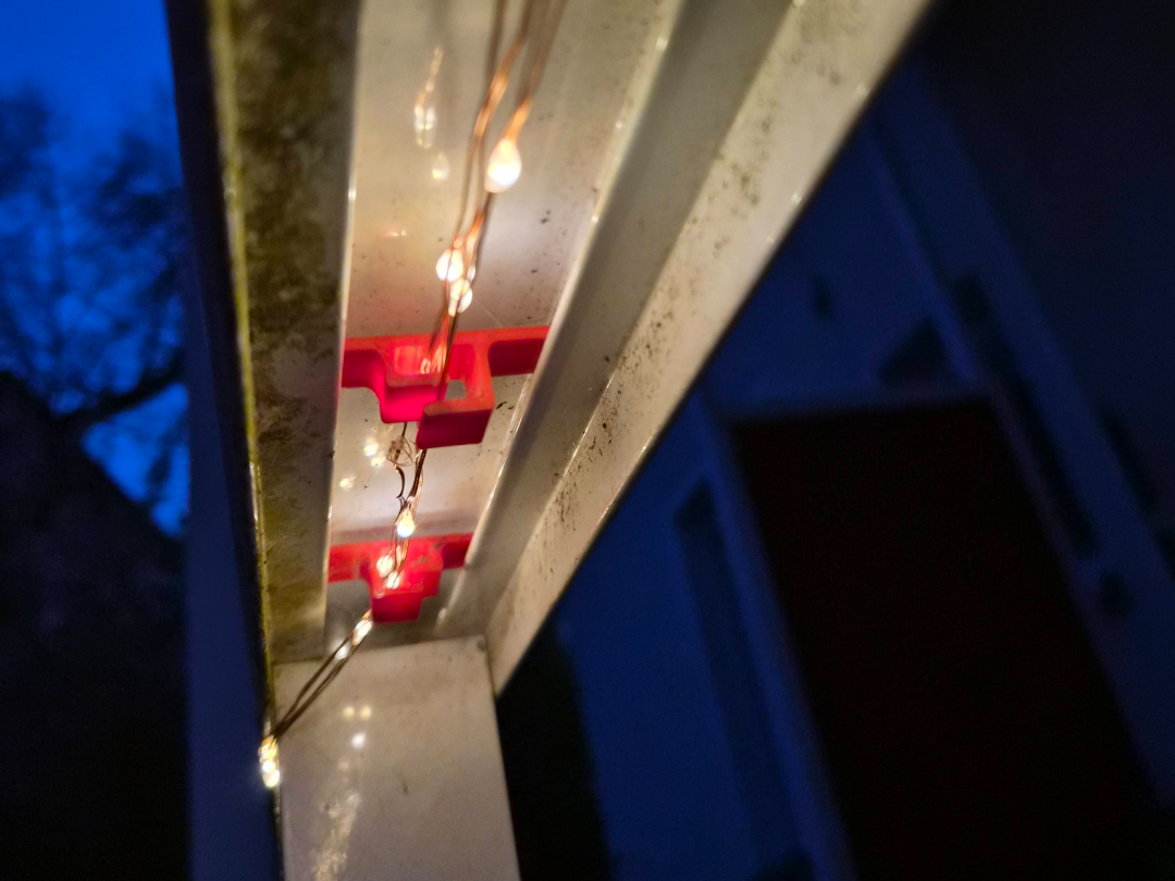 Twist-Lock Balkon/ Geländer-Clip für Lichterketten