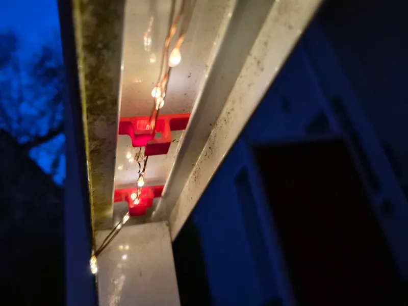 Twist-Lock Balkon/ Geländer-Clip für Lichterketten