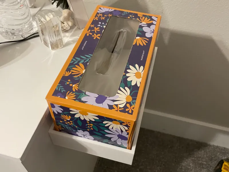 Tissue Box Shelf/Holder