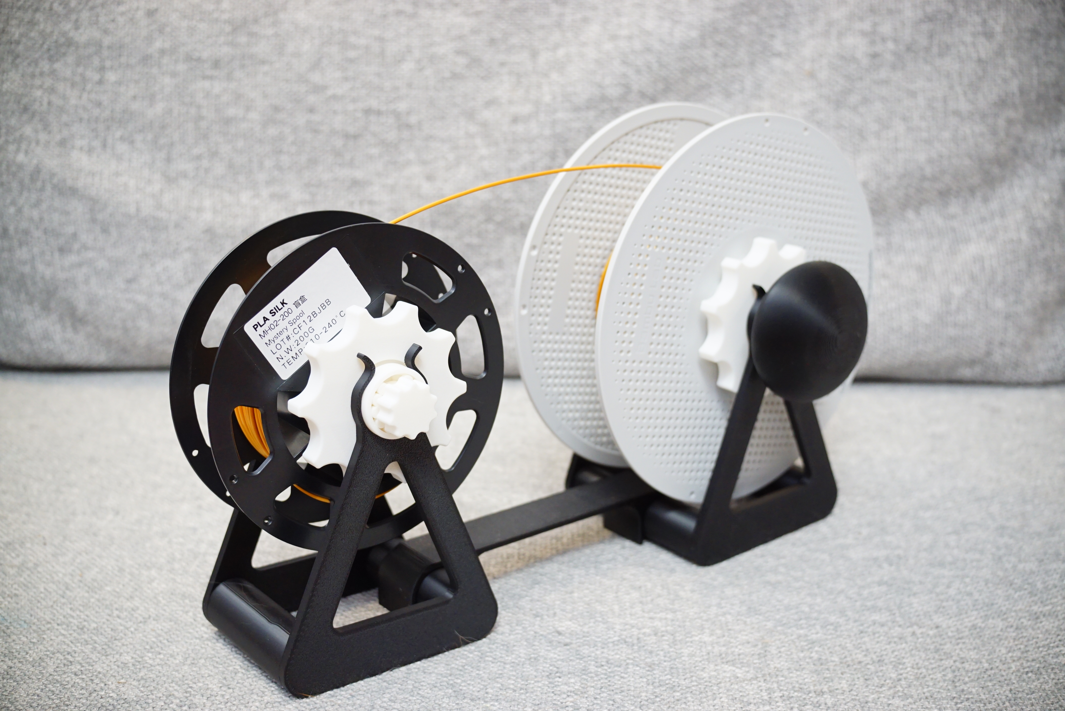 Miniatura 3 del modelo 3D 耗材料盘绕线器 兼容各种尺寸耗材盘 全打印无需五金