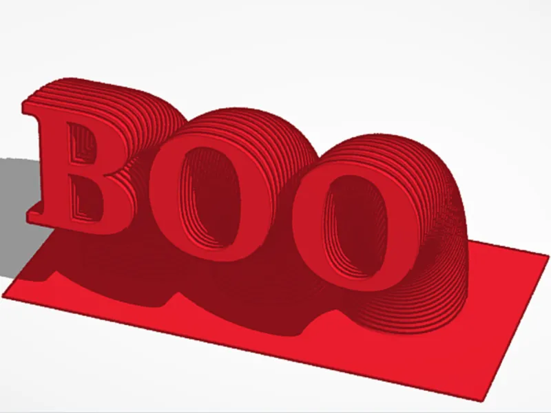 Boo Warped Text