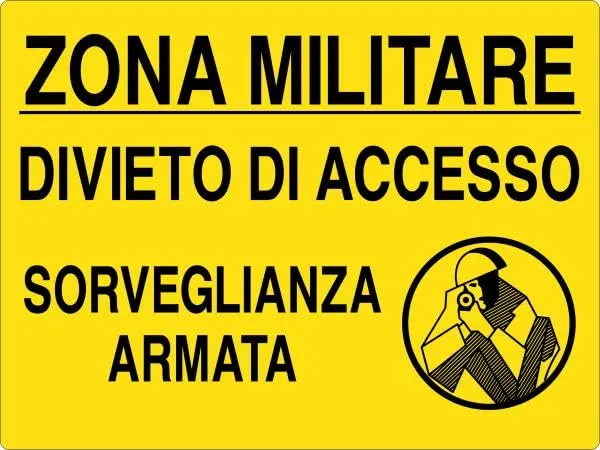 Military Zone Sign - Free 3D Print Model - MakerWorld