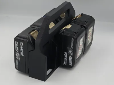 Makita Battery Holder for 6 batteries, carryhandle