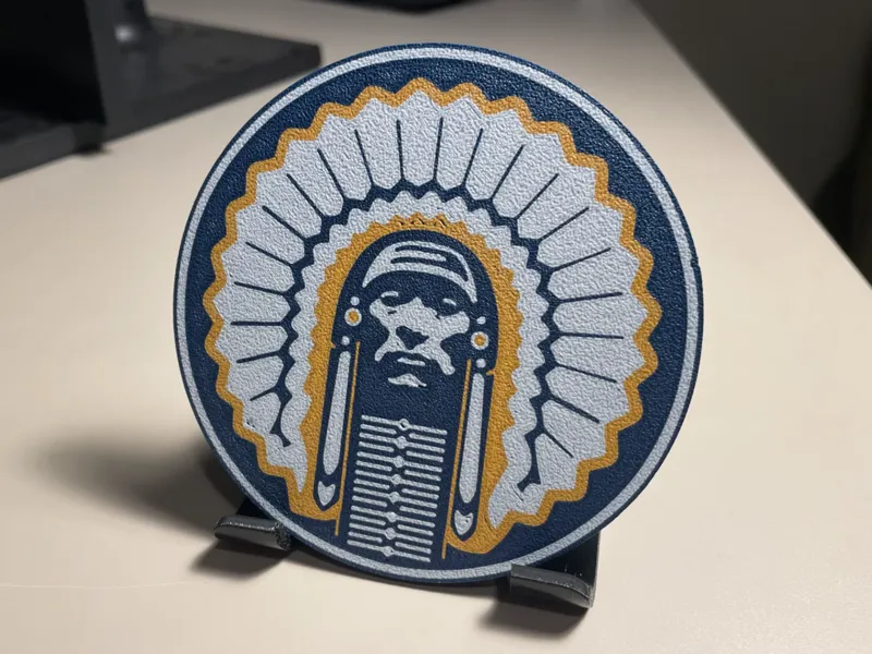 University of Illinois Chiefs Coaster