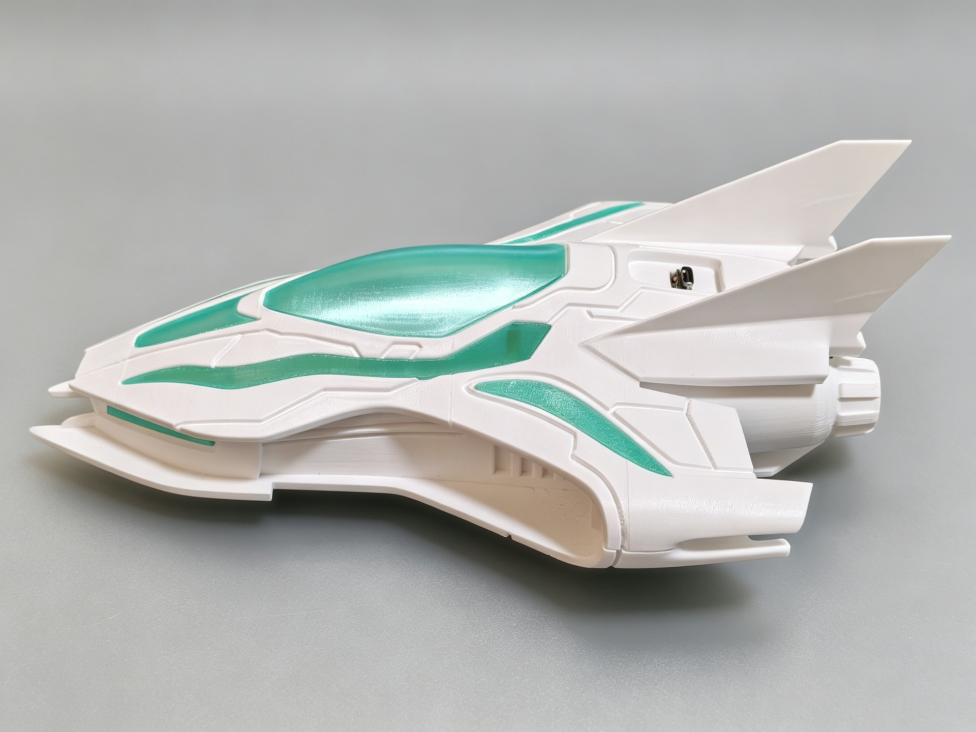 Miniatura 2 do modelo 3D 极光脉冲・星际战机（可加灯光）