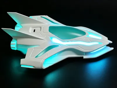 Aurora Pulse Starfighter (Lights can be added)