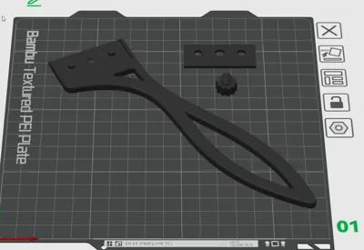 Razor Blade Scraper Handle by 3dagon MakerWorld: Download Free 3D Models